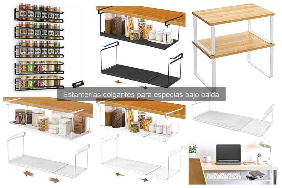 Errores comunes al usar estanterías colgantes para especias