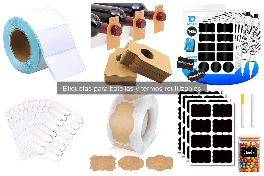 Errores comunes al usar etiquetas en botellas reutilizables