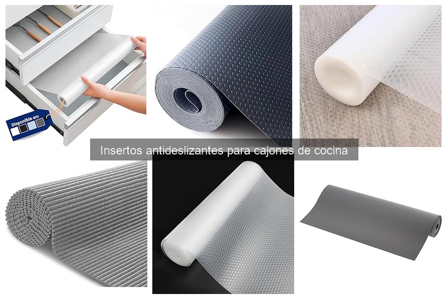 Errores comunes al usar insertos antideslizantes en cajones