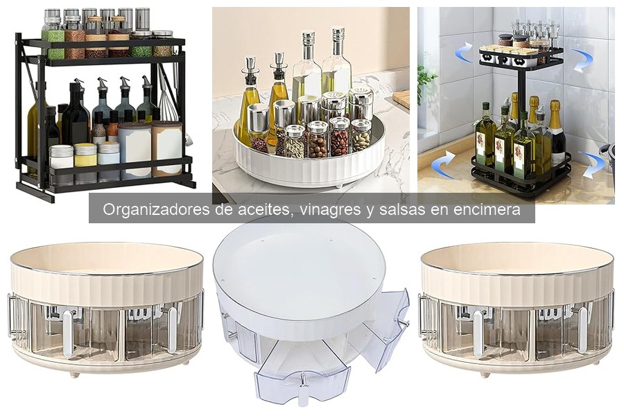 Errores comunes al usar organizadores de aceites y vinagres
