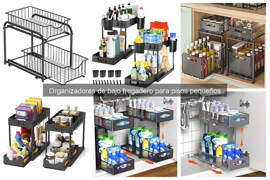 Errores comunes al usar organizadores de bajo fregadero