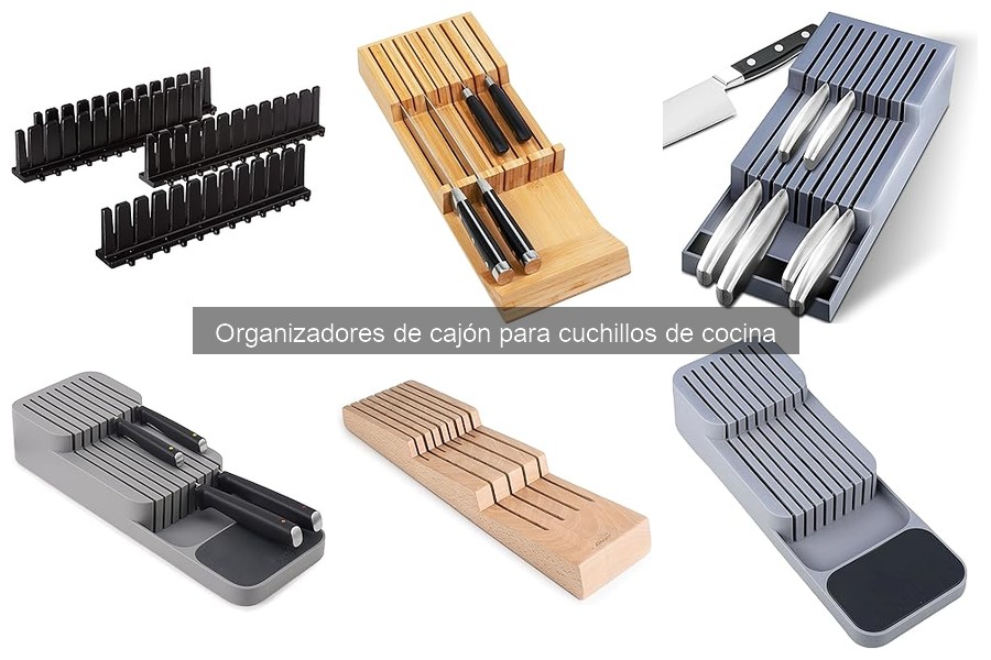 Errores comunes al usar organizadores de cajón para cuchillos