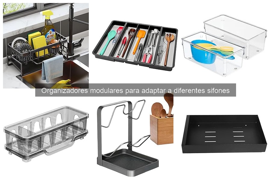 Errores comunes al usar organizadores modulares para sifones