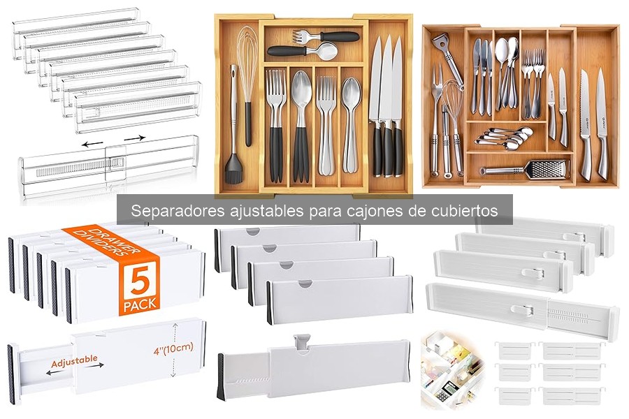 Errores comunes al usar separadores ajustables para cajones