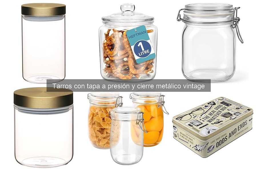 Errores comunes al usar tarros con tapa a presión vintage