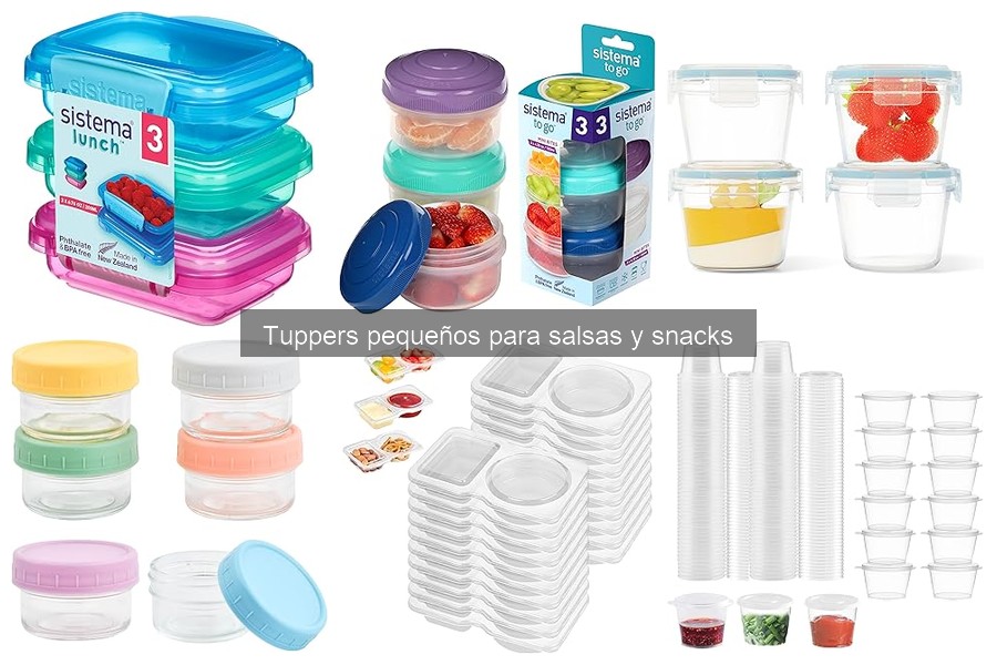 Errores comunes al usar tuppers pequeños para salsas y snacks
