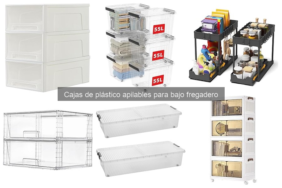 Espacios ideales para cajas de plástico apilables en casa