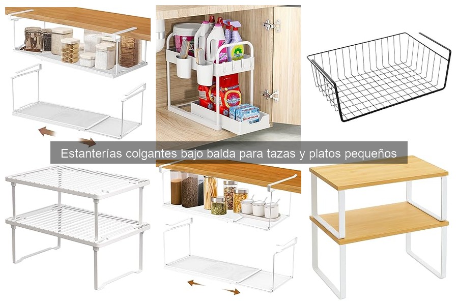 Estanterías colgantes bajo balda: Guía y funcionalidad