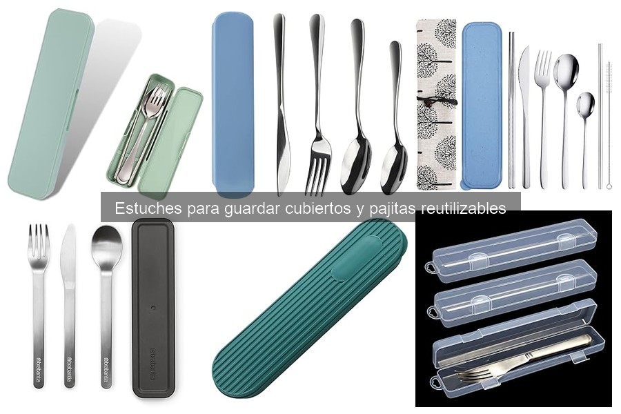 Estuches para cubiertos y pajitas reutilizables: ¿Merecen la inversión?