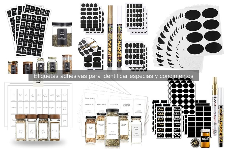 Etiquetas Adhesivas para Identificar Especias: ¿Qué Son?