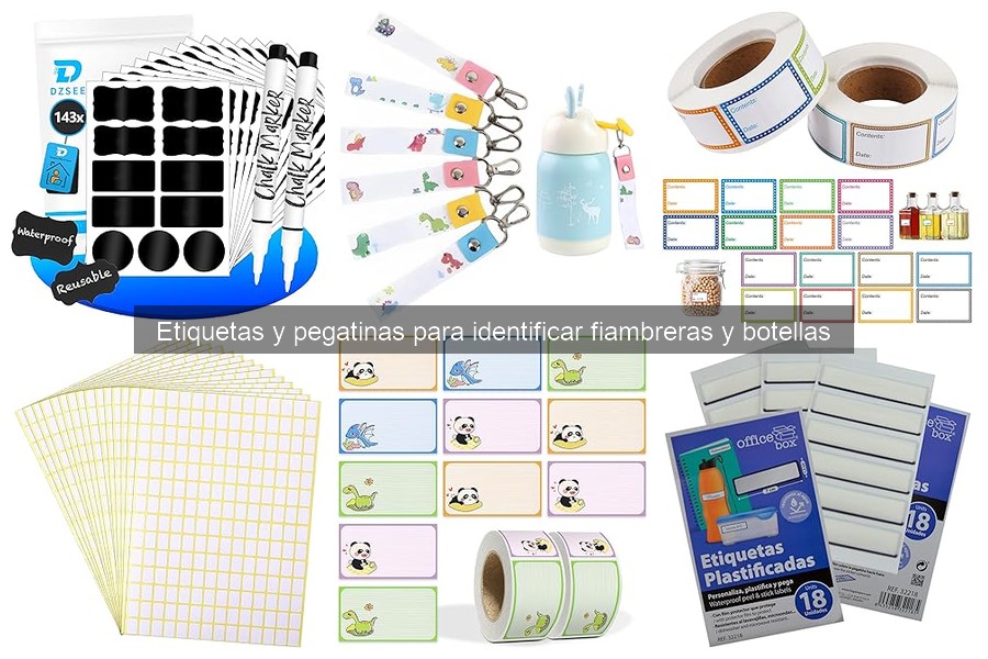 Etiquetas para fiambreras y botellas: características y beneficios