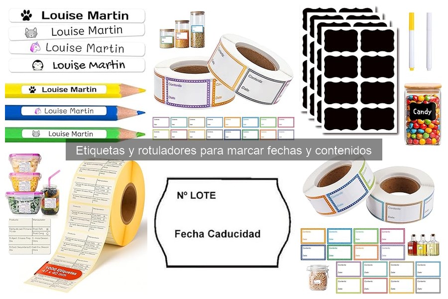 Etiquetas y rotuladores para cocina: ¿Qué son y cómo usarlos?