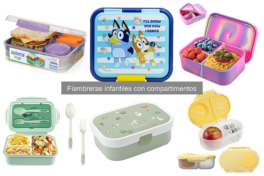 Fiambreras infantiles con compartimentos: ¿Qué son y características?