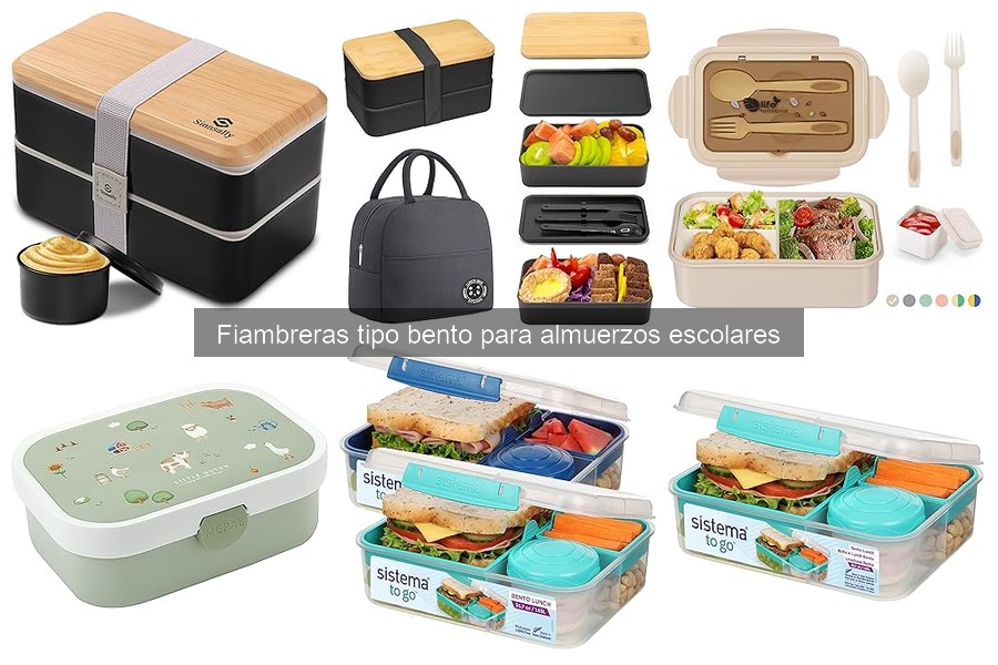 Fiambreras tipo bento para dietas específicas: opciones saludables