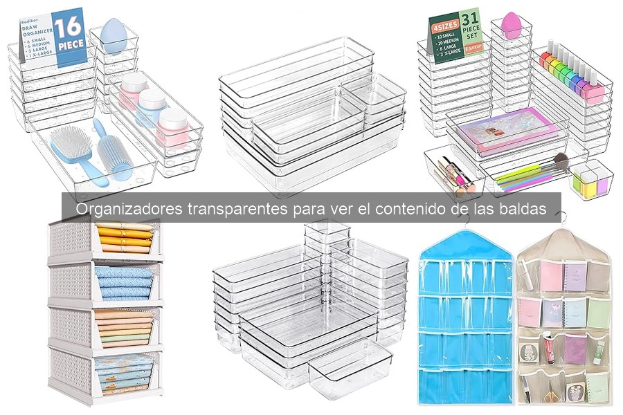 Guía de compra de organizadores transparentes para cocina