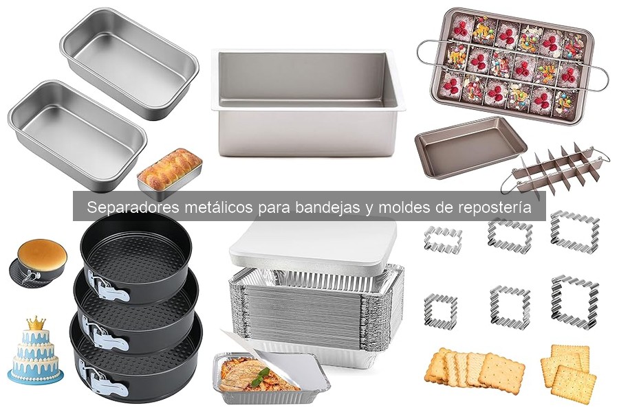 Guía de compra de separadores metálicos para repostería