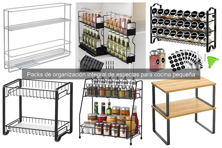 Guía de compra para packs de organización de especias