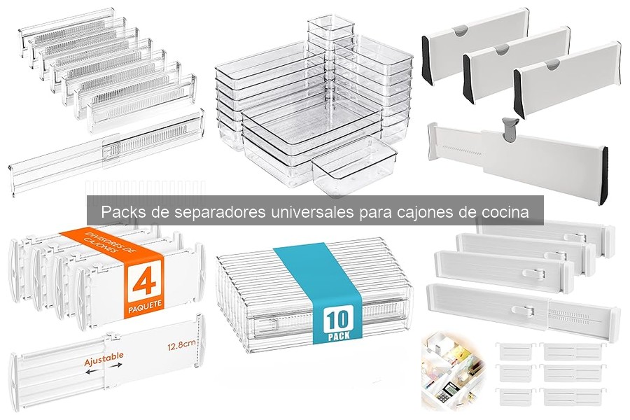 Guía de compra: Separadores universales para cajones de cocina