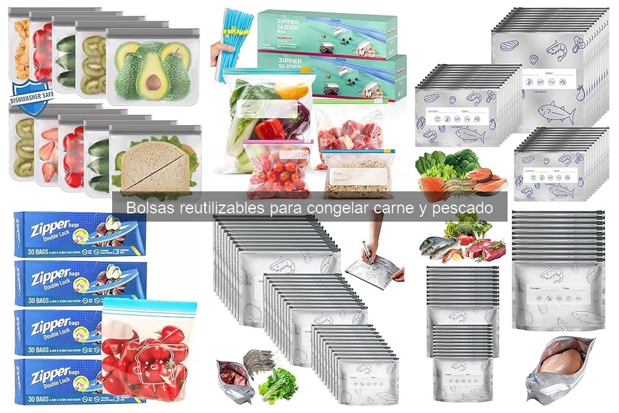 Guía para Elegir Bolsas Reutilizables para Congelar Carne y Pescado
