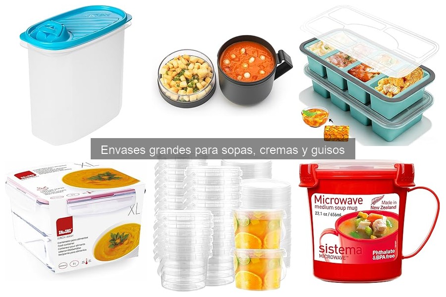 Guía para elegir el envase grande ideal para sopas y guisos