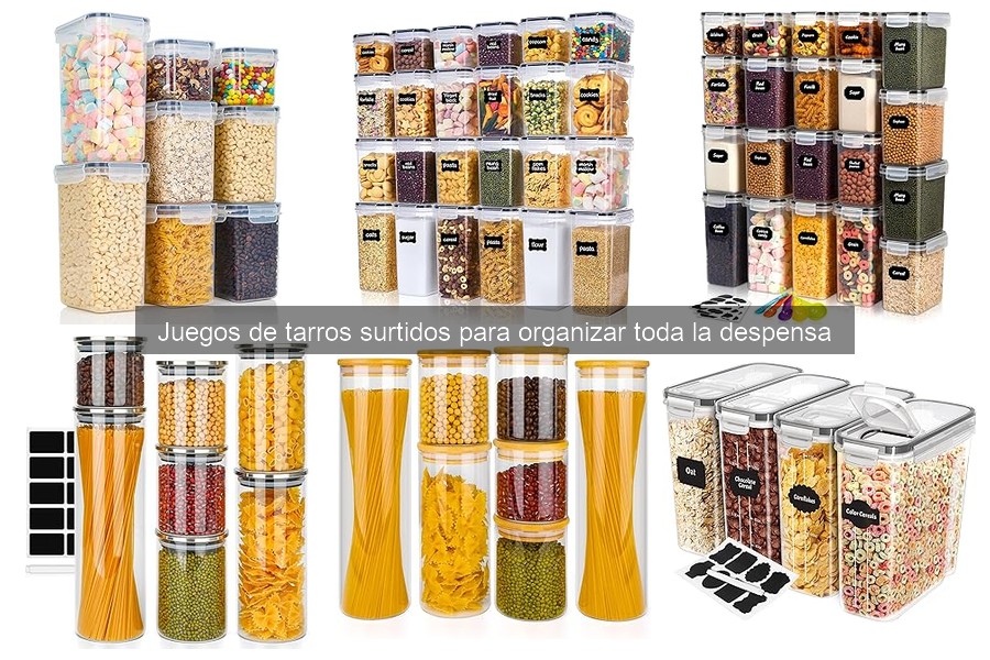 Guía para elegir el juego de tarros perfectos para tu despensa