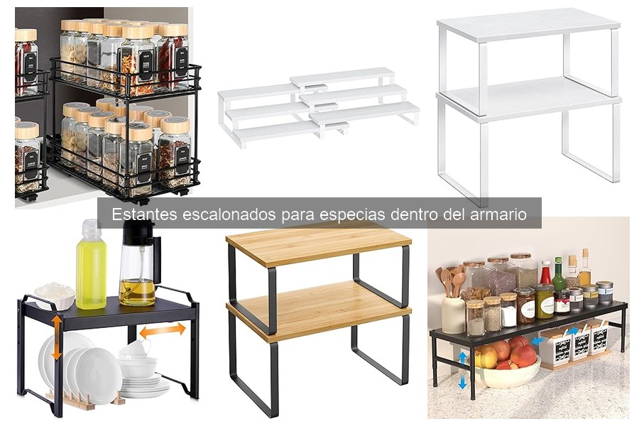 Guía para elegir el mejor estante escalonado para especias