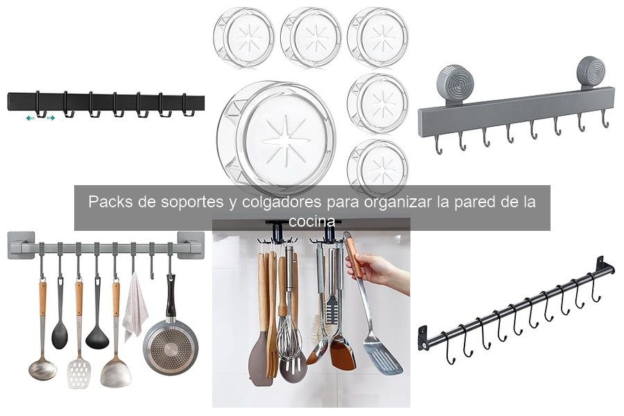 Guía para elegir el mejor pack de soportes y colgadores de cocina