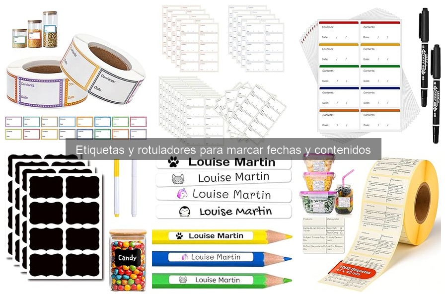 ** Guía para Elegir el Rotulador Perfecto para Etiquetas de Alimentos