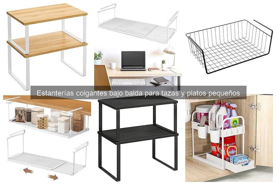 Guía para Elegir Estanterías Colgantes Bajo Balda en Cocina