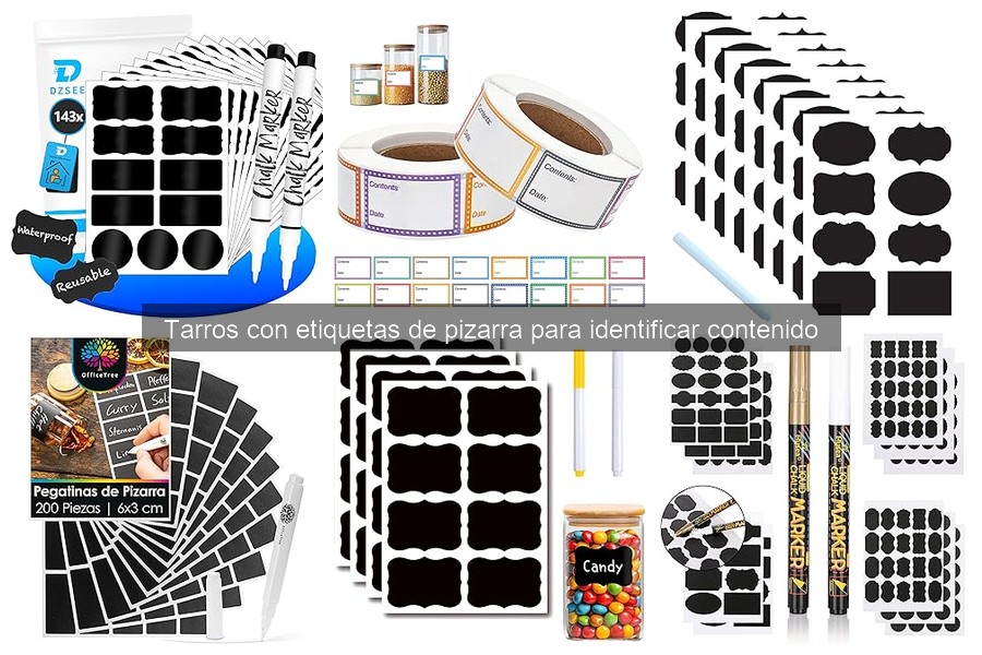 Guía para elegir los mejores tarros con etiquetas de pizarra