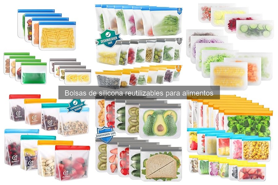 Guía para usar bolsas de silicona reutilizables correctamente
