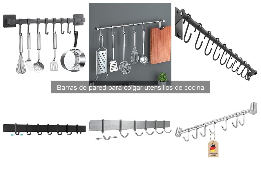 Ideas creativas para decorar con barras de pared en la cocina