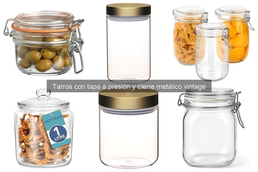 Ideas creativas para decorar con tarros vintage en la cocina