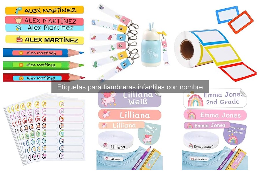 Ideas creativas para etiquetar fiambreras infantiles