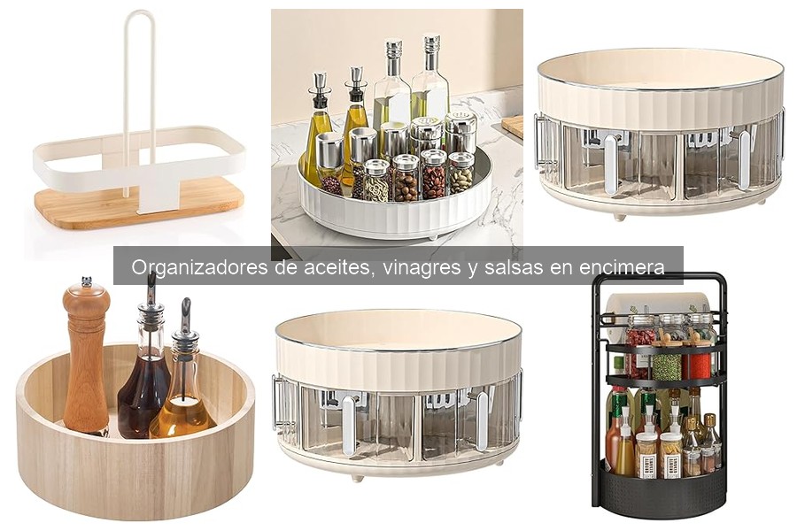Ideas creativas para organizar aceites y vinagres en tu cocina