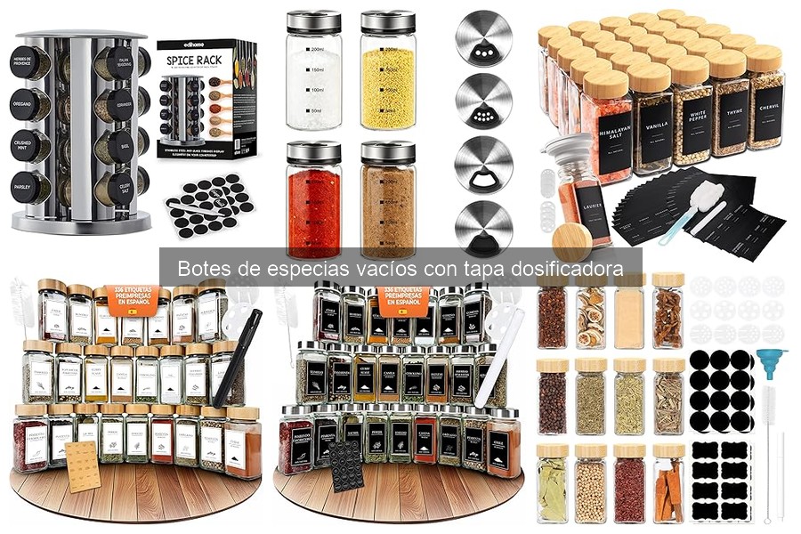 Ideas creativas para reutilizar botes de especias vacíos