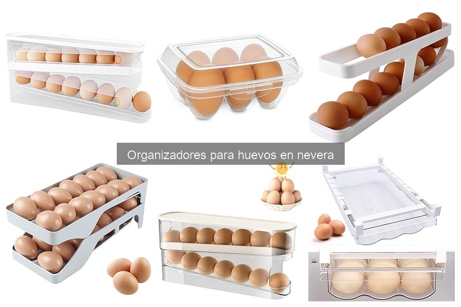 Ideas creativas para usar organizadores de huevos en la cocina