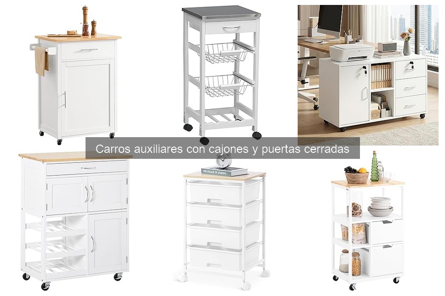 Ideas para Decorar tu Cocina con Carros Auxiliares Prácticos