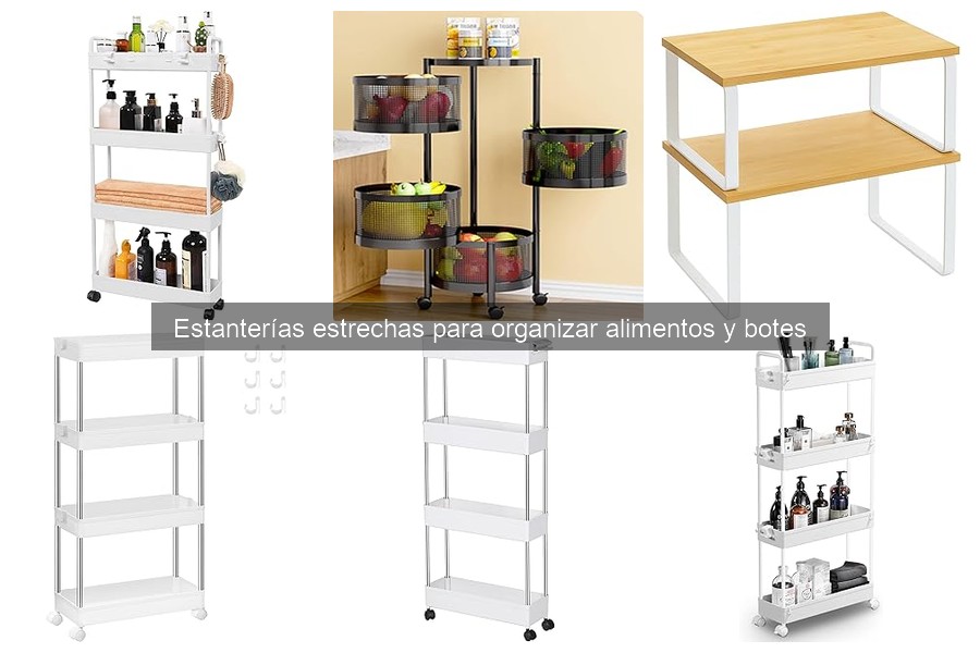 Ideas para Organizar Tu Cocina con Estanterías Estrechas
