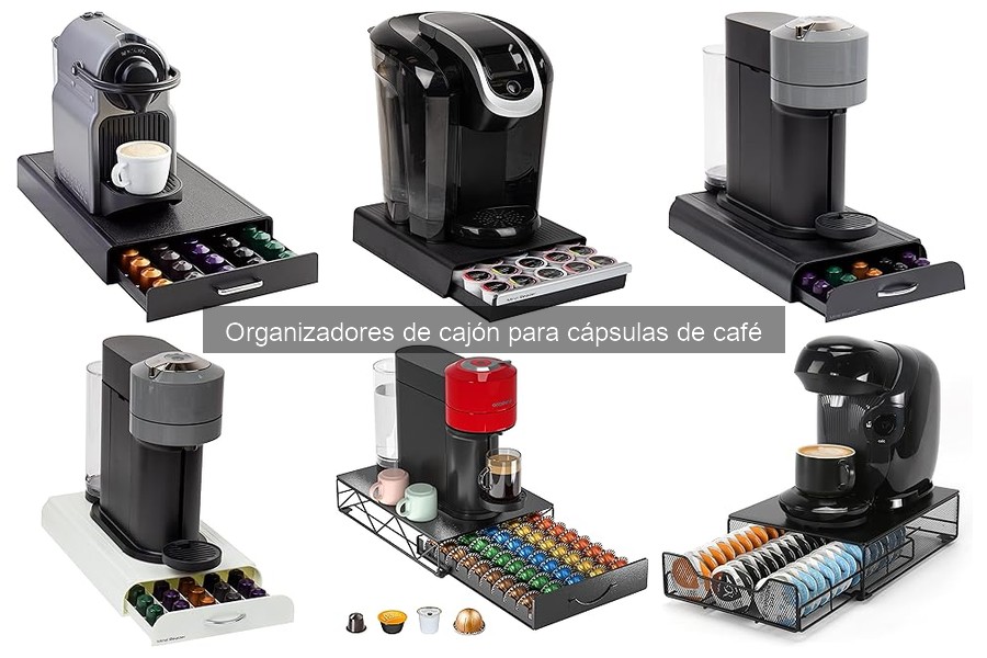 Instala fácilmente un organizador de cajón para cápsulas de café