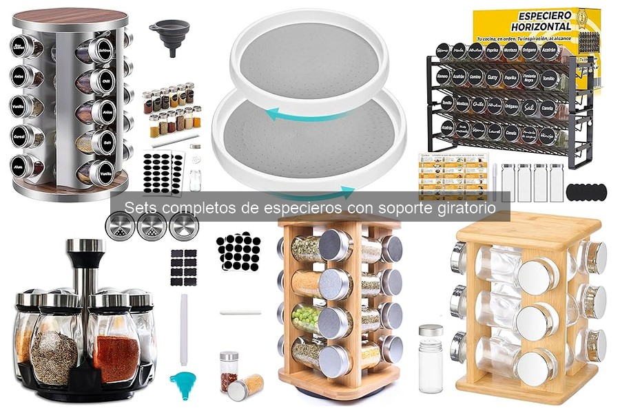 Instalación y Mantenimiento de Especieros Giratorios