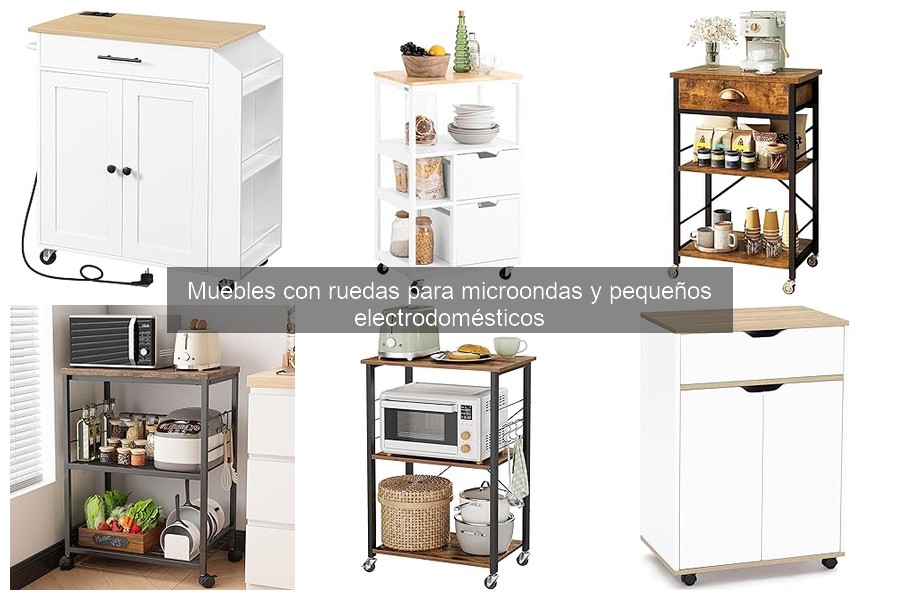 Instrucciones para instalar un mueble con ruedas en la cocina