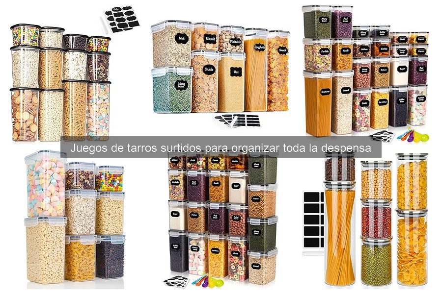 Juegos de Tarros Surti dos: Organización Perfecta para tu Despensa