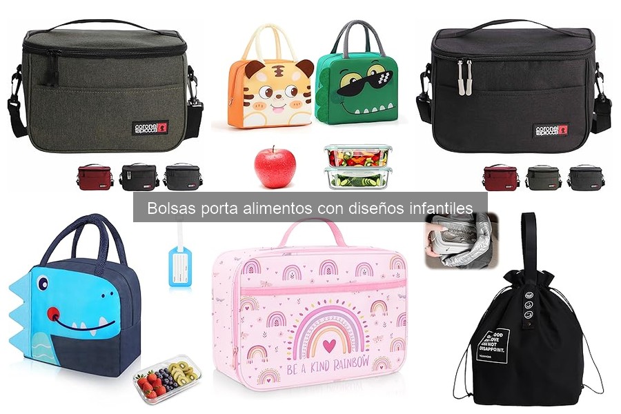 Los mejores diseños de bolsas porta alimentos para niños