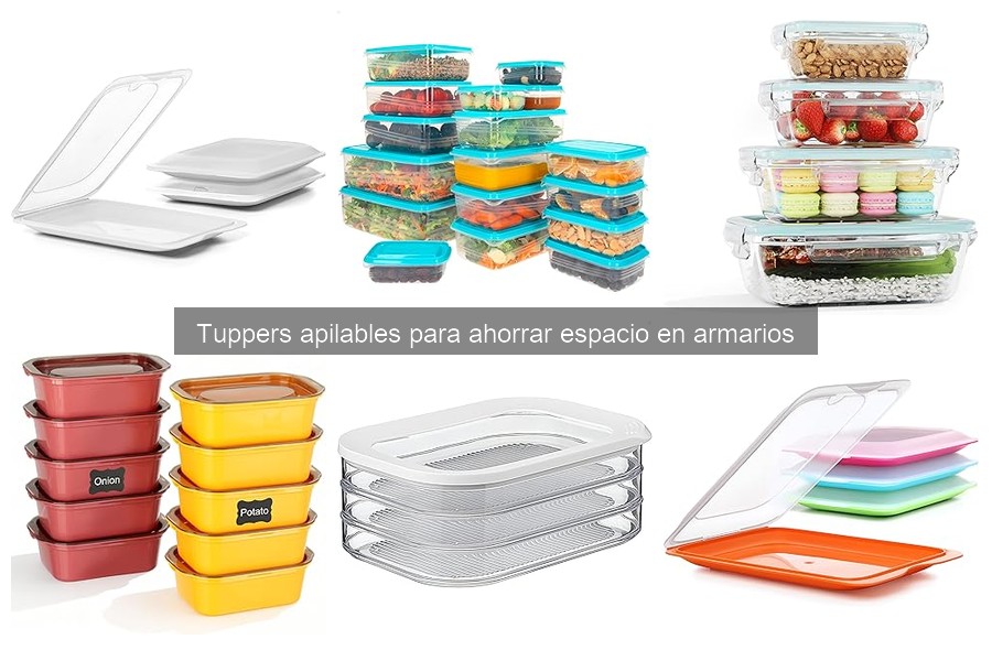 Los mejores tuppers apilables para llevar comida al trabajo