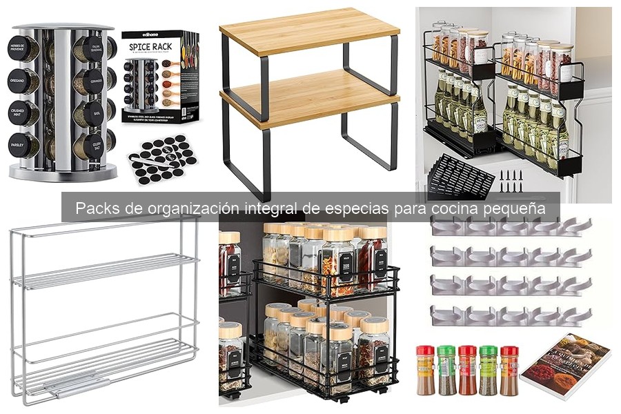 Mantén tus packs de especias siempre en perfecto estado
