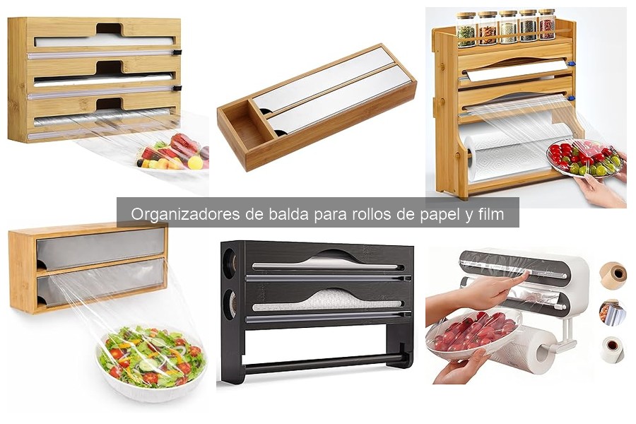 Mantenimiento de organizadores de balda para papel y film