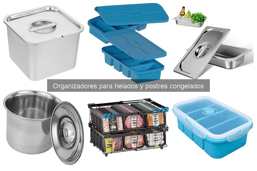 Mantenimiento de organizadores para helados y postres congelados