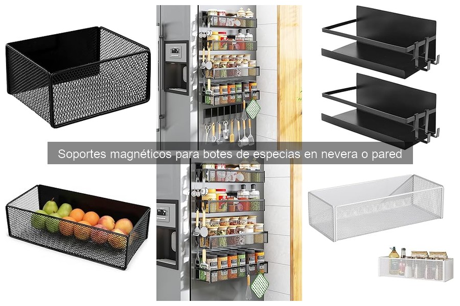 Mantenimiento de Soportes Magnéticos para Especias en la Cocina