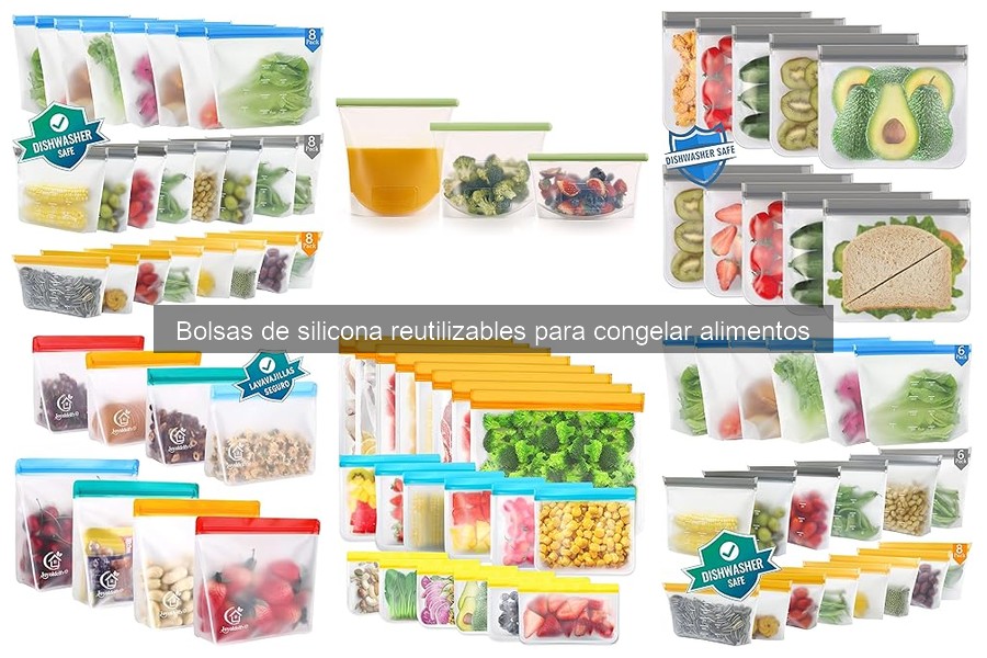 Mantenimiento y limpieza de bolsas de silicona reutilizables